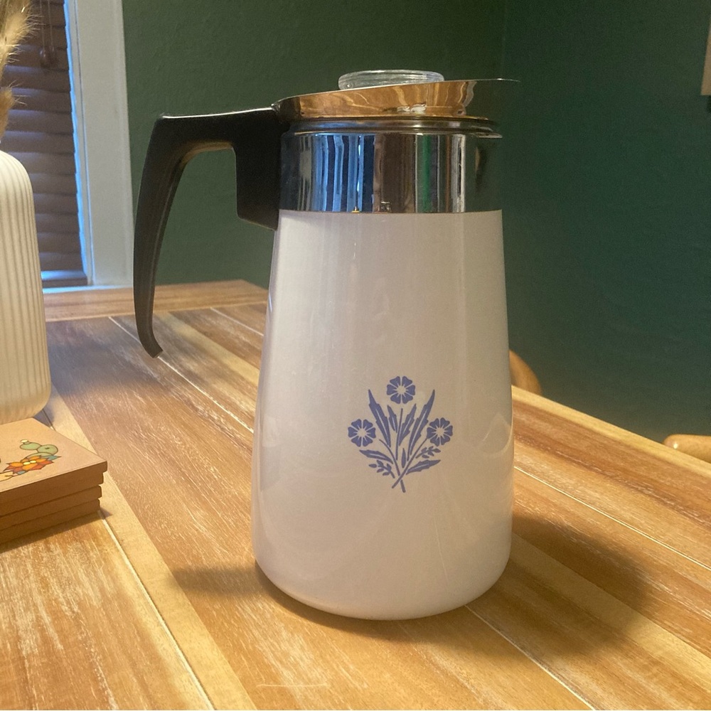 1960’s Vintage Corningware Coffee Percolator - All Parts Included